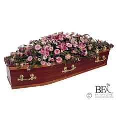 Pink Casket Spray