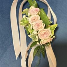 Wearable Wrsit Corsage on Ribbon